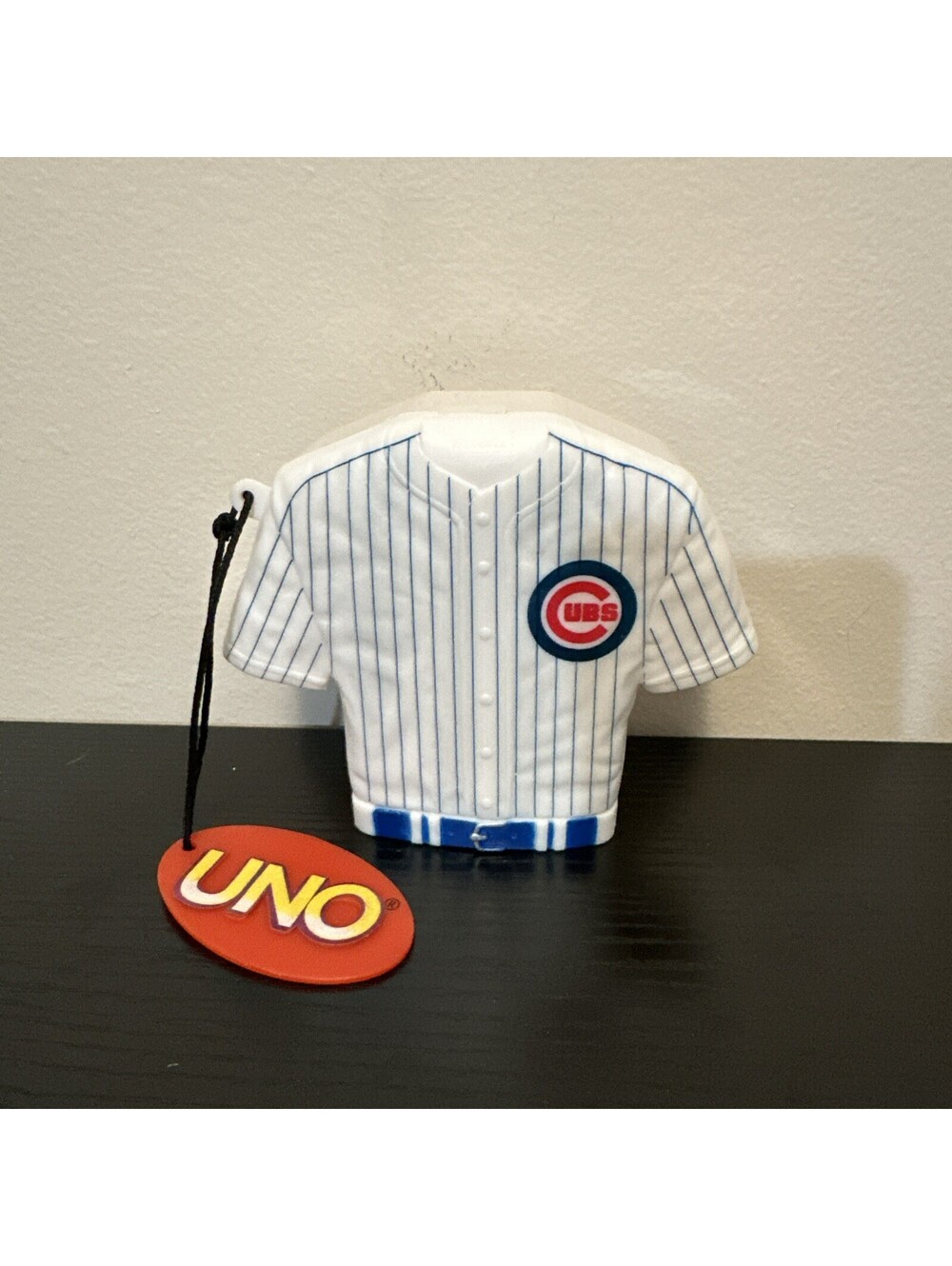 CHICAGO CUBS  Uno Card Game w  DELUXE COLLECTOR'S Jersey Missing 2 Cards